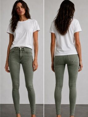 Articles of Society Sage Green Skinny Jeans